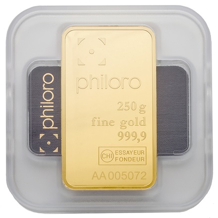Goldbarren 250 g - philoro
